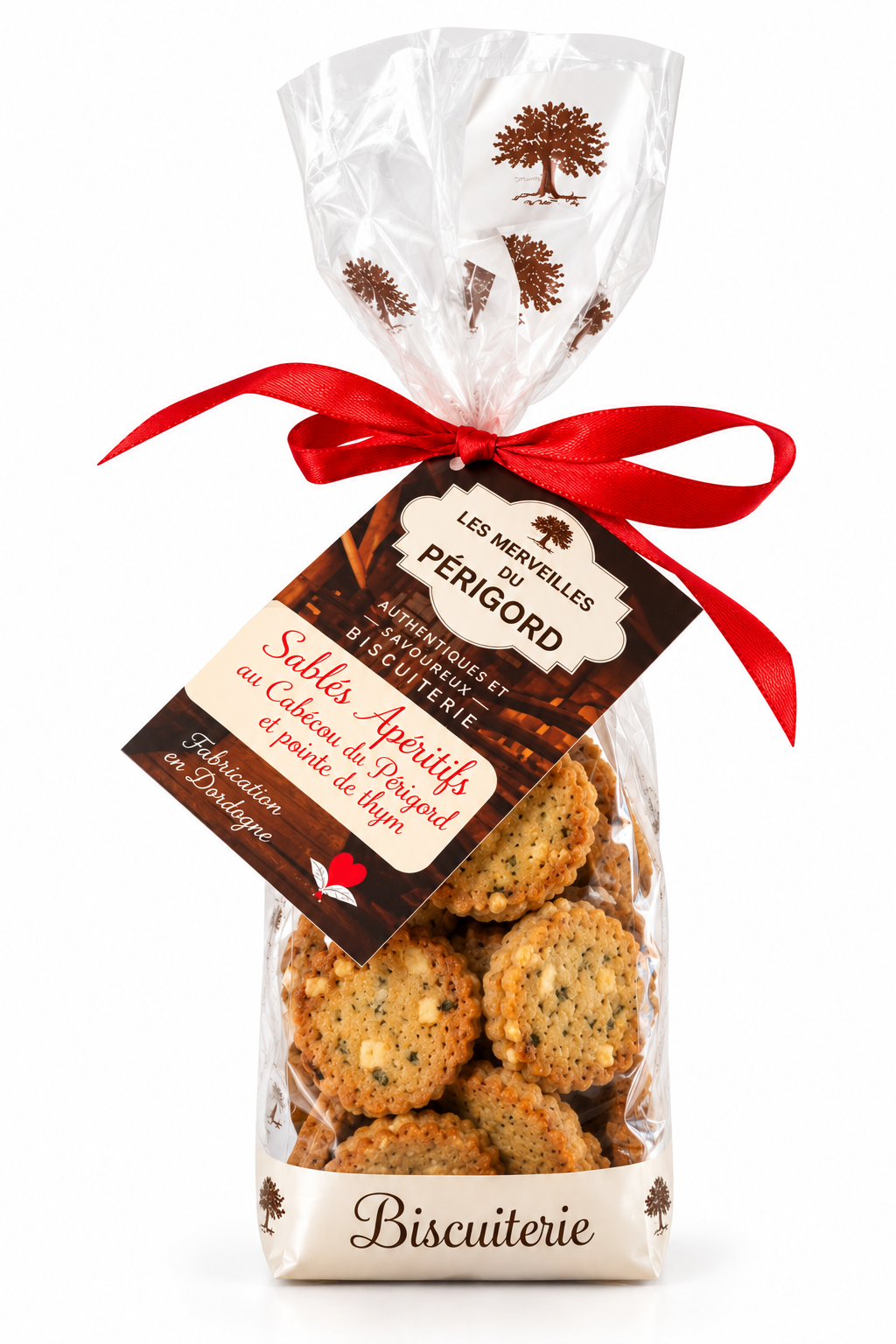SABLÉS AU CABÉCOU DU PÉRIGORD &amp; POINTE DE THYM – 100 G