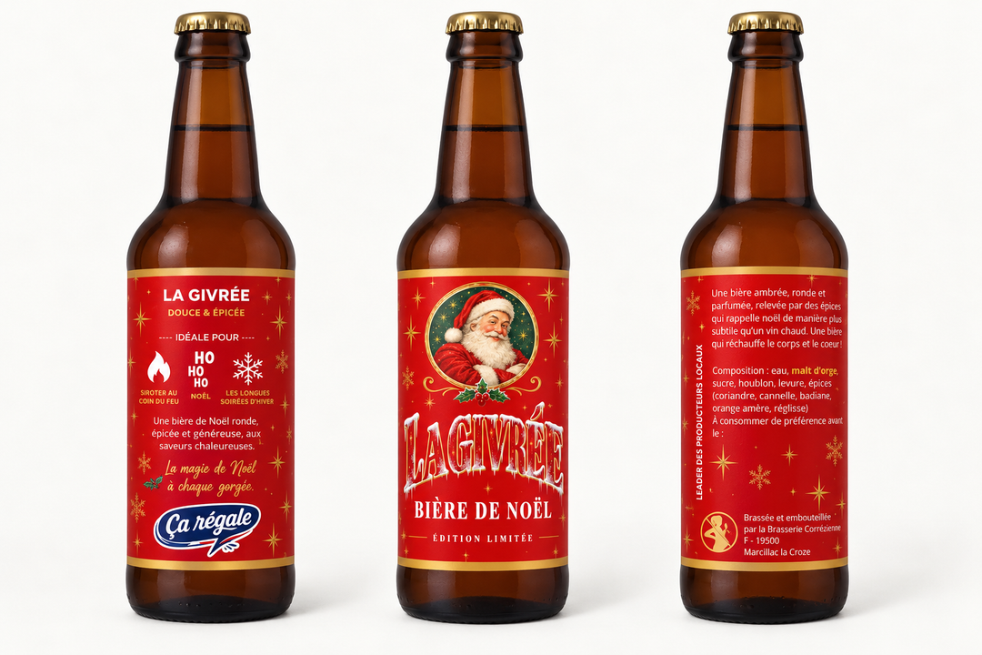 BIÈRE DE NOËL « LA GIVRÉE » – 75 CL